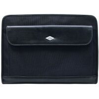 WEDO Konferenzmappe Elegance, A5, Kunstleder Nylon, schwarz