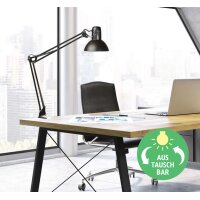 MAUL Lampe de bureau à LED MAULstudy, pince, noir