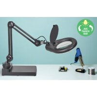 MAUL LED-Lupenleuchte MAULviso, Standfuss, schwarz