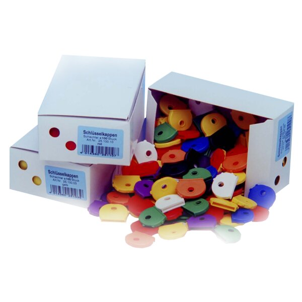 WEDO Protections rondes pour cl&eacute;s, carton de 100 pi&egrave;ces