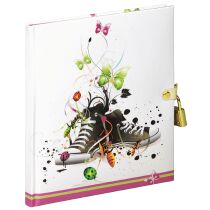 PAGNA Journal intime 'Chucks', 80 g/m2, 128 pages