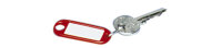 WEDO Porte-clés avec crochet en S, grand paquet, rouge