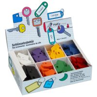 WEDO Schlüsselkappen eckig, 200er Display