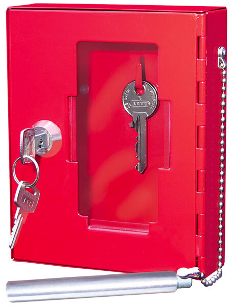 WEDO Notschlüssel-Kasten, Farbe: rot