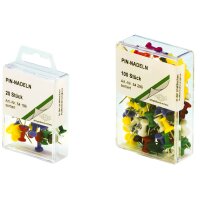 WEDO Punaises, transparent, grand paquet