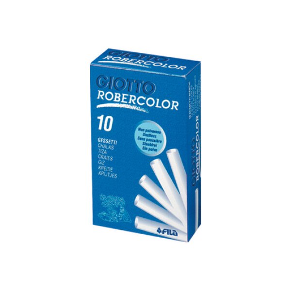 GIOTTO Kreiden Robercolor 538700 weiss 10 Stück