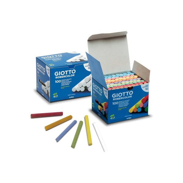 GIOTTO Kreiden Robercolor 538800 weiss 100 Stück