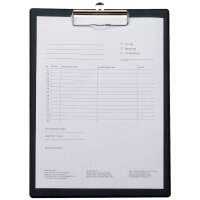 Maul Porte-bloc, plastifié, A4, noir