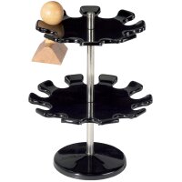 MAUL Porte-tampons rond, 10 tampons, noir, (51010-90)