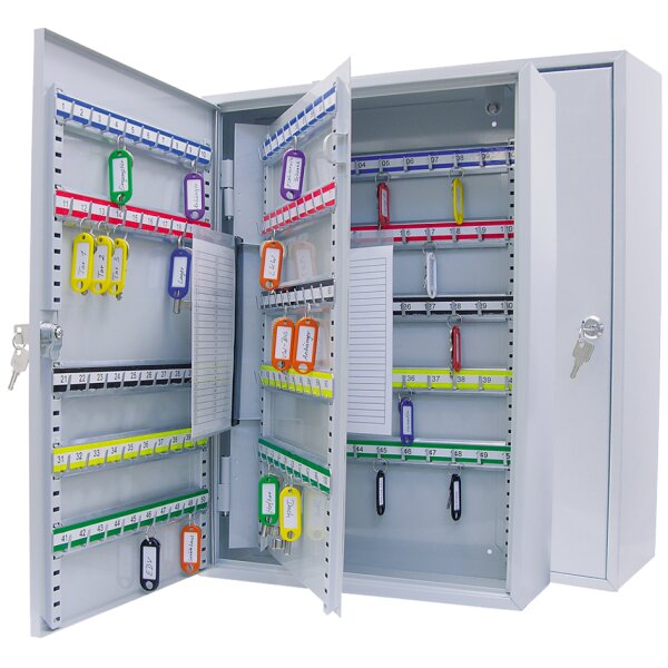 WEDO Schlüsselschrank für 150 Schlüssel, lichtgrau