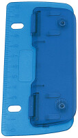 WEDO Taschenlocher, Stanzleistung: 3 Blatt, ICE blau