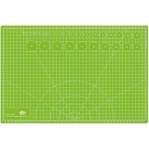 WEDO Tapis de découpe et de bricolage Comfortline A3, vert