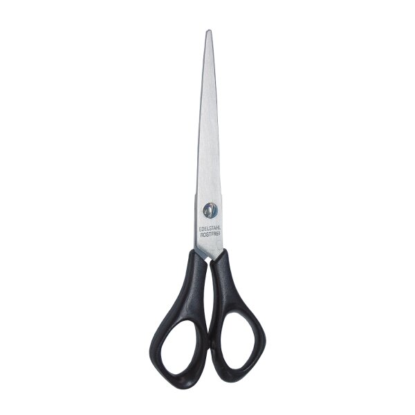 WEDO Edelstahl-Universalschere, spitz, Länge: 160 mm,schwarz