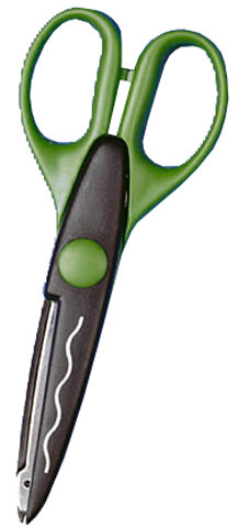 WEDO Konturenschere, Wellenschnitt, Länge: 160 mm, grün