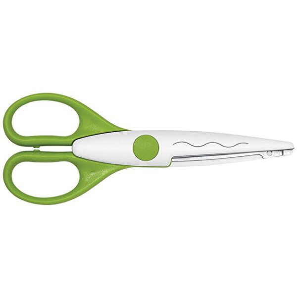 WEDO Konturenschere, Wellenschnitt, Länge: 160 mm, grün