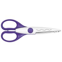 WEDO Ciseaux cranteurs, découpe baroque, violet