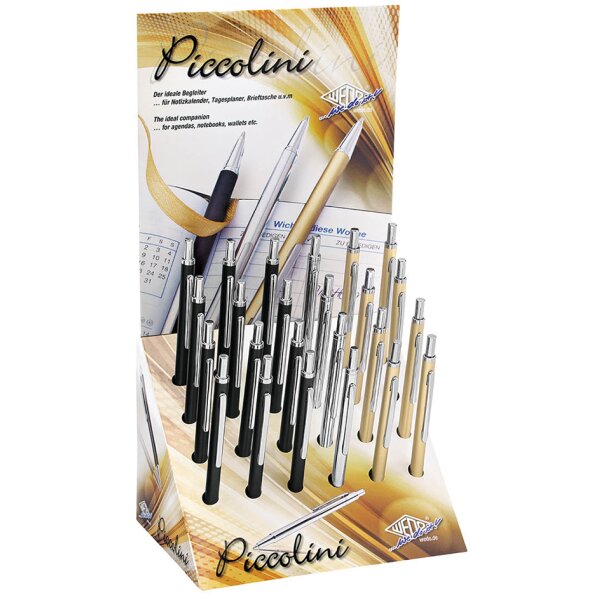 WEDO Kalender-Kugelschreiber Piccolini, 24er Display