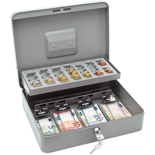 WEDO Caisse &agrave; monnaie standard PLUS, gris