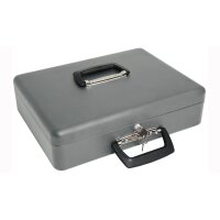 WEDO Geldzählkassette Maxi, grau, aus Stahlblech