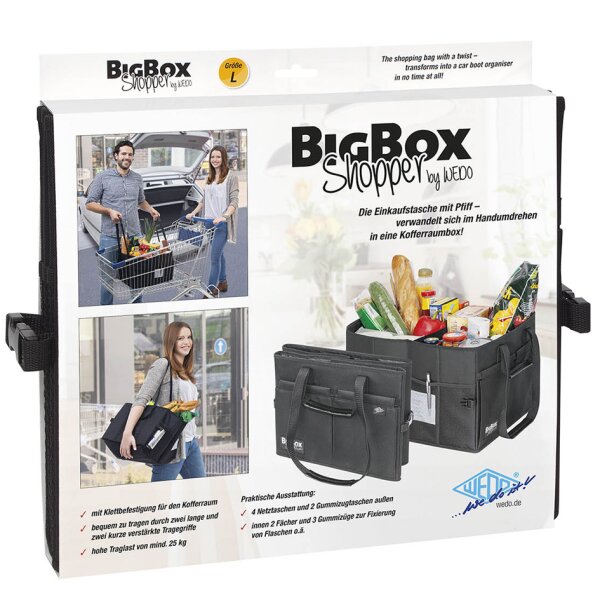 WEDO BigBox Shopper, Grösse: XL, schwarz