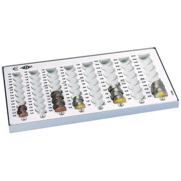 WEDO Z&auml;hlbrett Kompakt, M&uuml;nzgeldkapazit&auml;t: 246,40 EUR