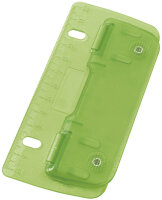 WEDO Taschenlocher, Stanzleistung: 3 Blatt, ICE grün