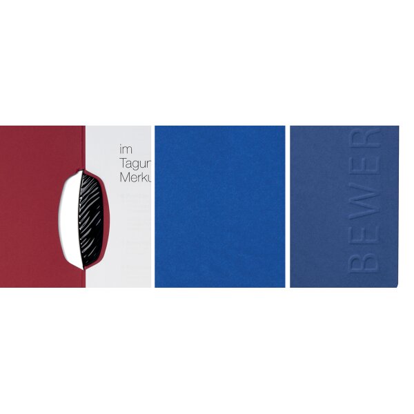 PAGNA Bewerbungsmappe "Swing", DIN A4, aus Karton, beige