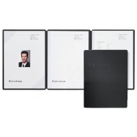 PAGNA Bewerbungsmappe Square, DIN A4, blau