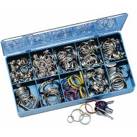 WEDO Metall-Schlüsselringe, 300er Sortimentskasten