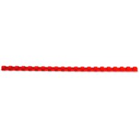 GBC Plastikbinderücken 12mm A4 4028217 rot, 21 Ringe...