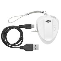 WEDO Aufladbares LED-Handtaschenlicht, 2 LEDs & IR-Sensor