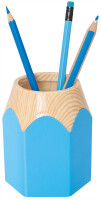 WEDO Pot à crayons PENCIL, en plastique, bleu clair