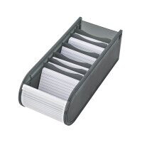 WEDO Fichier éducatif A8 paysage, 100 fiches, rouge