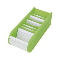 WEDO Lernkartei, DIN A8 quer, inkl. 100 Karteikarten, rot