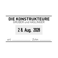 trodat Datumstempel Professional 4.0 5440, 4-zeilig