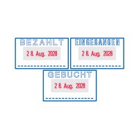 trodat Datumstempel Printy 4.0 4750 L "GEBUCHT"