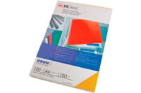 GBC HiGloss Umschlagmaterial A4 CE020030 rot, 250g 100...