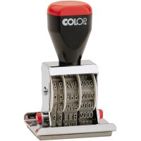 COLOP Datumstempel 04060 L2 "BEZAHLT", mit...