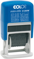 COLOP Wortbandstempel Mini Dater S120 W