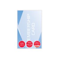 GBC Pochettes à plastifier 64×108 3740433 brillant, 125my 100 pièces
