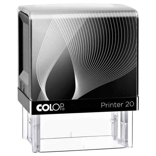 COLOP Tampon automatique &agrave; texte Printer 20, 4 lignes,