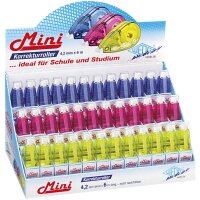 WEDO Korrekturroller Mini, 4,2 mm x 6 m, 36er Display