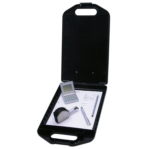 WEDO Porte-bloc, avec compartiment de rangement, noir