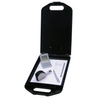 WEDO Porte-bloc, avec compartiment de rangement, noir