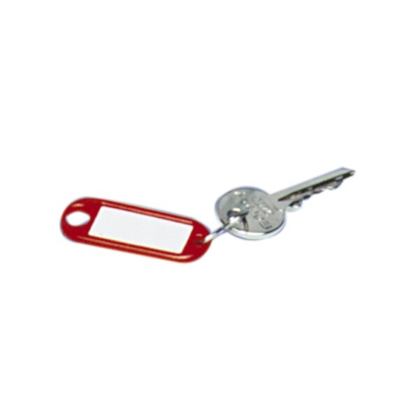 WEDO Schlüsselanhänger mit Ring, Durchmesser: 18 mm, rot