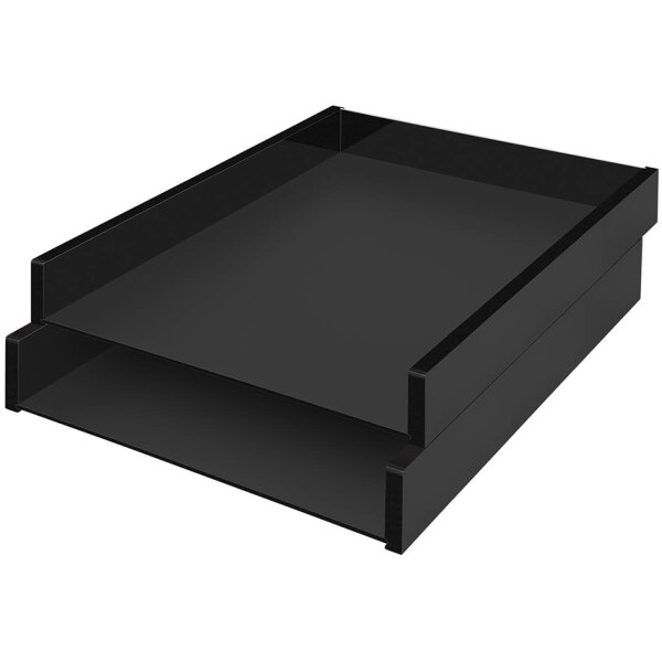 WEDO Briefablage "black office", DIN A4, schwarz