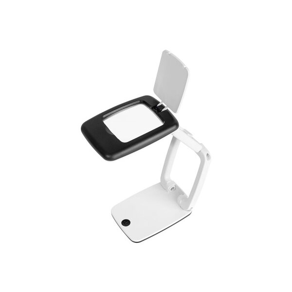 WEDO Tischlupe Pocket, LED 27175101 inkl. Batterien weiss