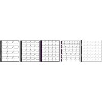 PAGNA Münzalbum, 4-Ring-Mechanik, blau