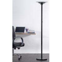 UNiLUX Lampadaire à LED VARIAGLASS, couleur: noir