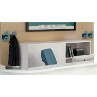 UNiLUX Wandgarderobe FIL, 2 Haken, schwarz